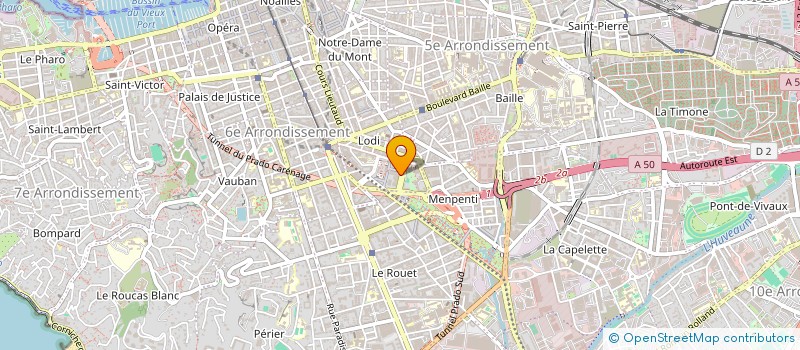 localisation de l'entreprise CONCEPT 13 à MARSEILLE