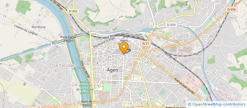 localisation de l'entreprise CONCEPT 131  AGEN