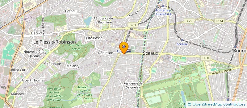 localisation de l'entreprise CONCEPT 15 à SCEAUX