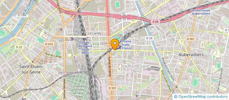 localisation de l'entreprise CONCEPT 18  SAINT-DENIS