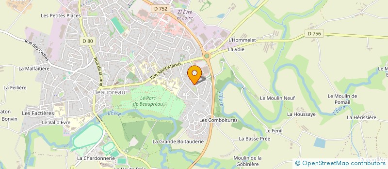 localisation de l'entreprise CONCEPT 2SC à MONTREVAULT-SUR-EVRE