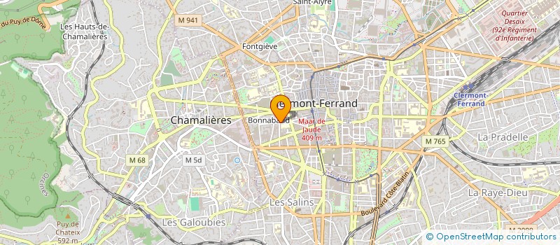 localisation de l'entreprise CONCEPT  CLERMONT FERRAND