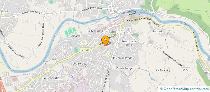 localisation de l'entreprise CONCEPT  SAINT-JUERY