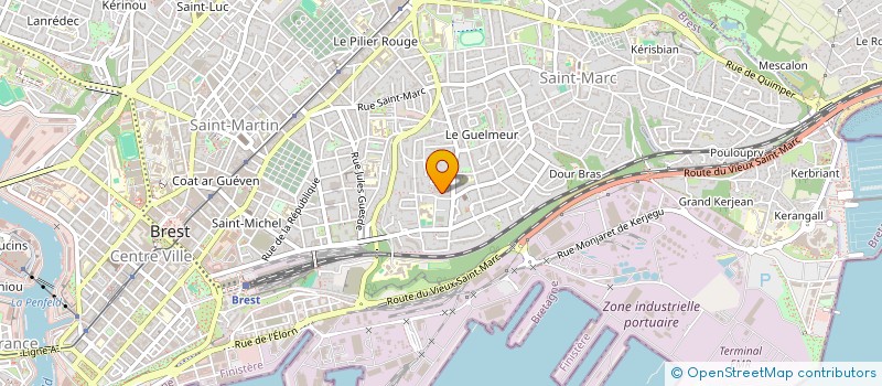 localisation de l'entreprise CONCEPT  BREST