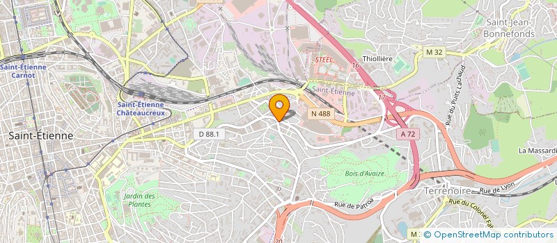 localisation de l'entreprise CONCEPT à SAINT-ETIENNE