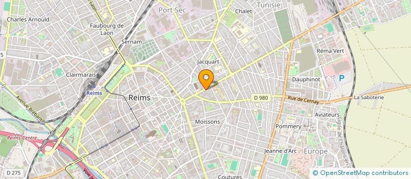 localisation de l'entreprise CONCEPT  REIMS