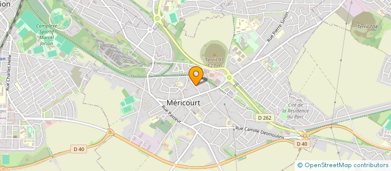 localisation de l'entreprise CONCEPT  MERICOURT