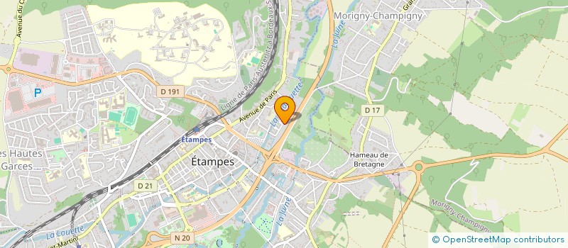 localisation de l'entreprise @ CONCEPT à ETAMPES