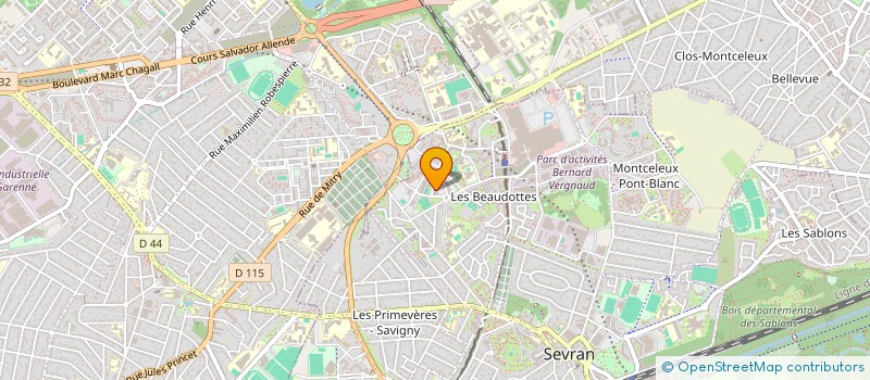 localisation de l'entreprise CONCEPT 93 CAR' S à SEVRAN