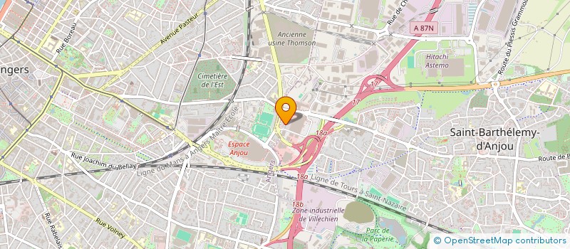 localisation de l'entreprise CONCEPT  SAINT-BARTHELEMY-D'ANJOU