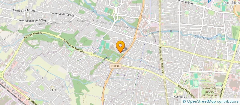 localisation de l'entreprise CONCEPT+ à LONS