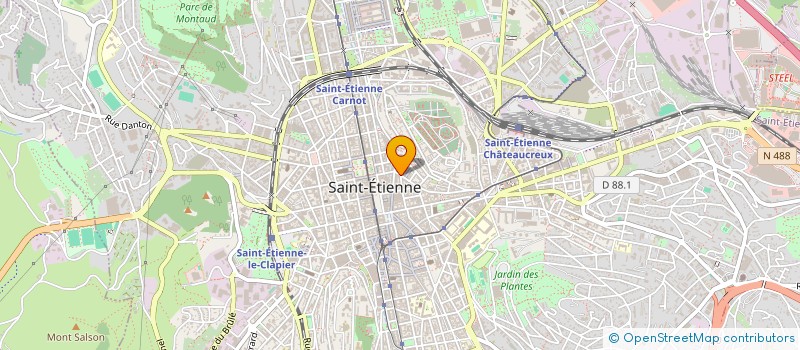 localisation de l'entreprise CONCEPT A à SAINT-ETIENNE