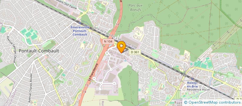 localisation de l'entreprise CONCEPT A  ROISSY-EN-BRIE