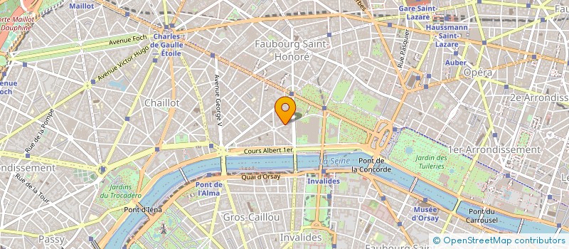 localisation de l'entreprise CONCEPT ACTUEL  PARIS