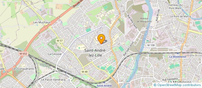 localisation de l'entreprise CONCEPT AGENCEMENT 59 à SAINT-ANDRE-LEZ-LILLE