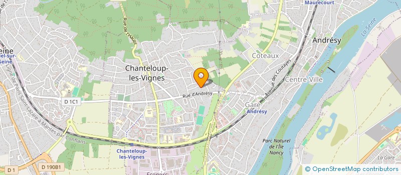 localisation de l'entreprise CONCEPT & AGENCEMENT  CHANTELOUP-LES-VIGNES