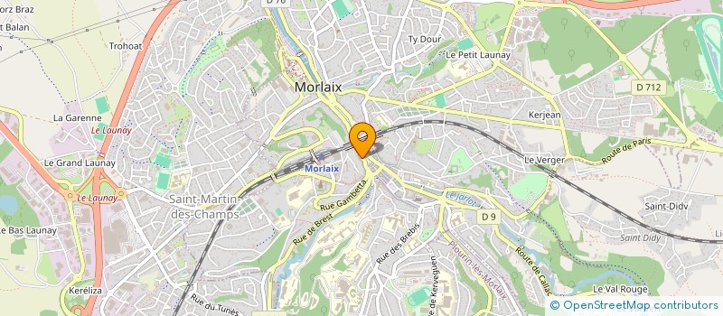 localisation de l'entreprise CONCEPT AGENCEMENT DESIGNER à MORLAIX