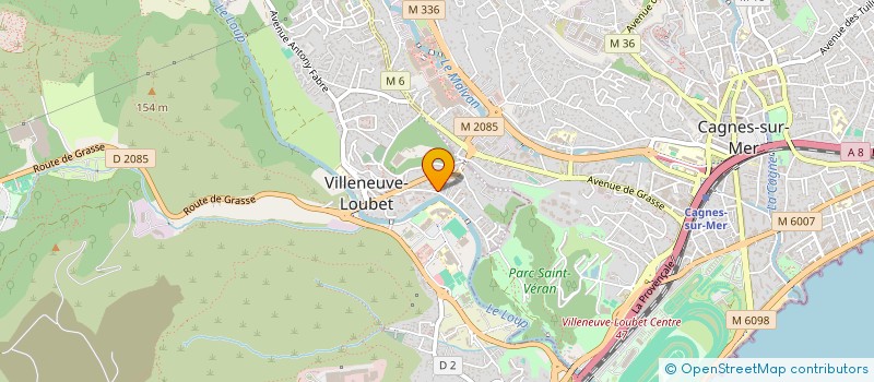 localisation de l'entreprise CONCEPT AGENCEMENTS BOIS à VILLENEUVE-LOUBET