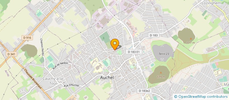 localisation de l'entreprise CONCEPT AGENCEMENTS ET FILS à AUCHEL