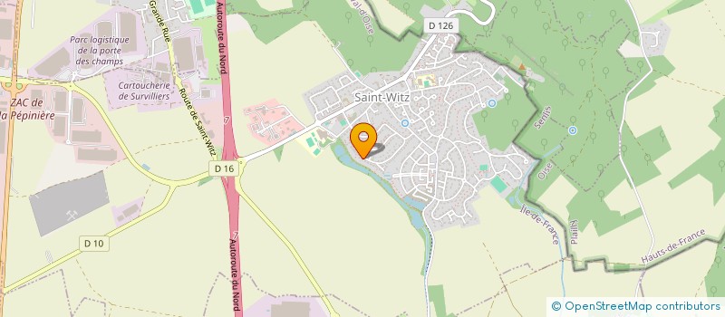 localisation de l'entreprise CONCEPT'AL  SAINT-WITZ
