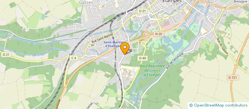 localisation de l'entreprise CONCEPT ALUMINIUM à ETAMPES