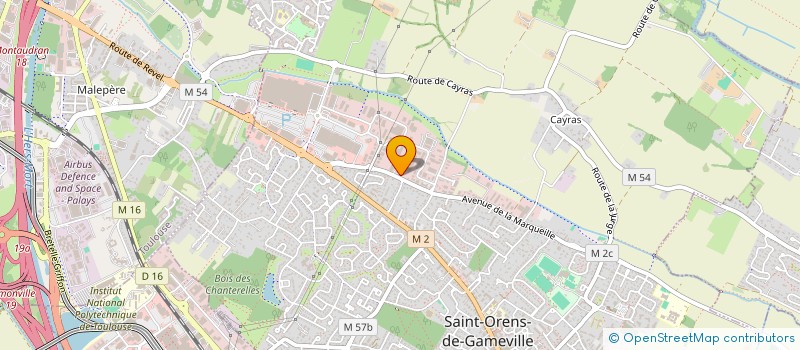 localisation de l'entreprise CONCEPT AMBIANCE MULTI SERVICES à SAINT-ORENS-DE-GAMEVILLE