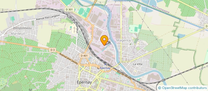 localisation de l'entreprise CONCEPT ANIM 2000  EPERNAY