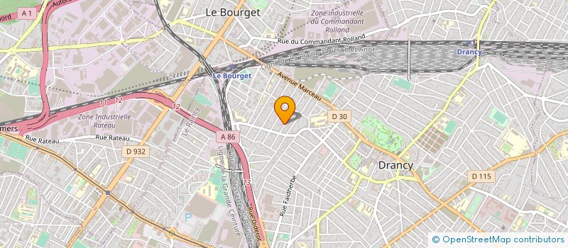 localisation de l'entreprise CONCEPT APPLICATION MAITRISE (CAM) à DRANCY