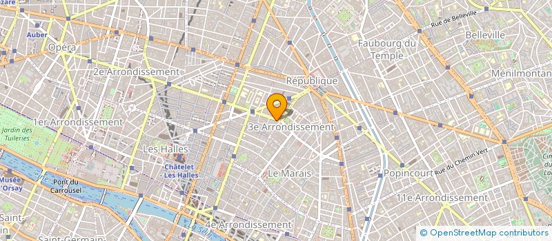 localisation de l'entreprise CONCEPT ARCHITECTURE  PARIS