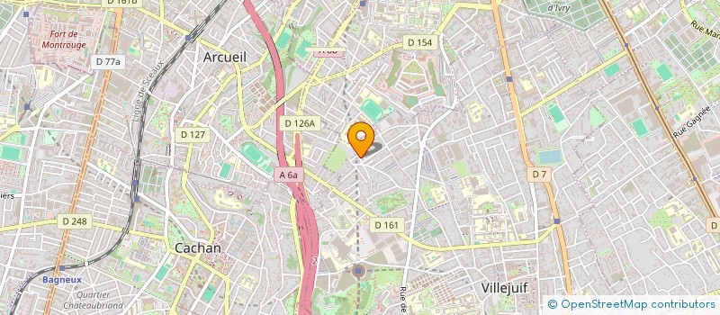 localisation de l'entreprise CONCEPT ART  VILLEJUIF