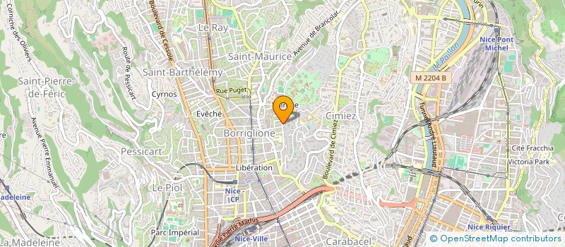 localisation de l'entreprise CONCEPT ARTS ENERGETIQUES&PHILO.CHINOISE  NICE