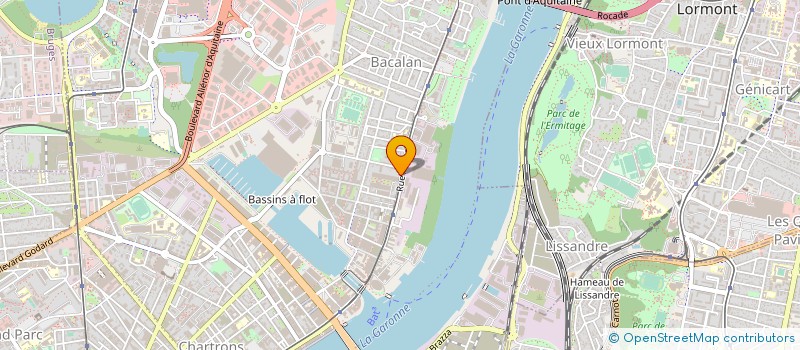 localisation de l'entreprise CONCEPT ASSISTANCE FORMATION EMPLOI ENTR à BORDEAUX