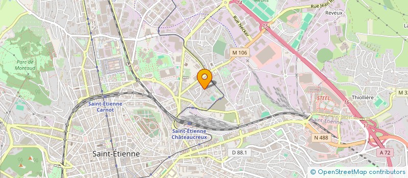 localisation de l'entreprise CONCEPT AUDIO à SAINT-ETIENNE