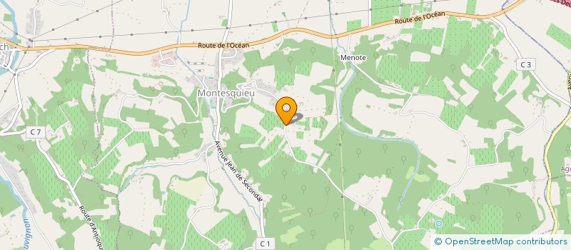 localisation de l'entreprise CONCEPT AUTO 47  MONTESQUIEU