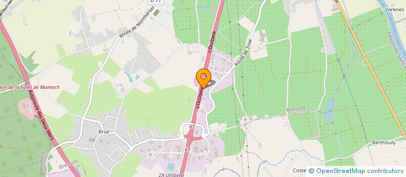 localisation de l'entreprise CONCEPT AUTO 82  BRESSOLS