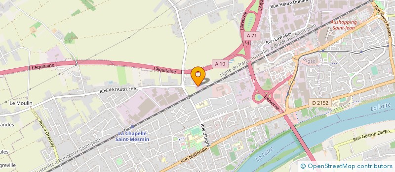 localisation de l'entreprise CONCEPT AUTO à LA CHAPELLE-SAINT-MESMIN