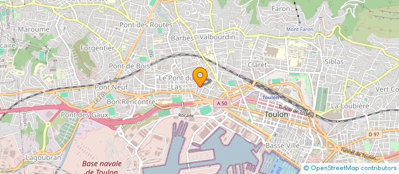 localisation de l'entreprise CONCEPT AUTO à TOULON