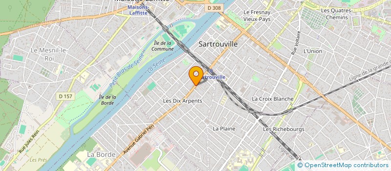 localisation de l'entreprise CONCEPT AUTO CONTROLE à SARTROUVILLE