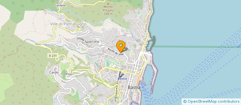 localisation de l'entreprise CONCEPT AUTO CORSE à BASTIA