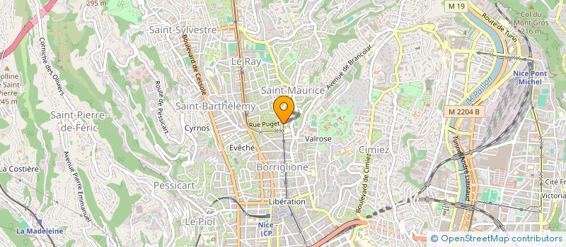 localisation de l'entreprise CONCEPT AZUR  NICE