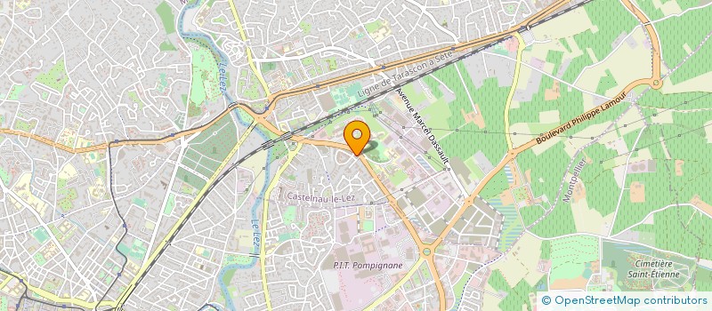 localisation de l'entreprise CONCEPT B  CASTELNAU-LE-LEZ