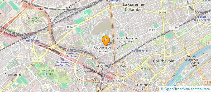localisation de l'entreprise CONCEPT BAT 92 à COURBEVOIE