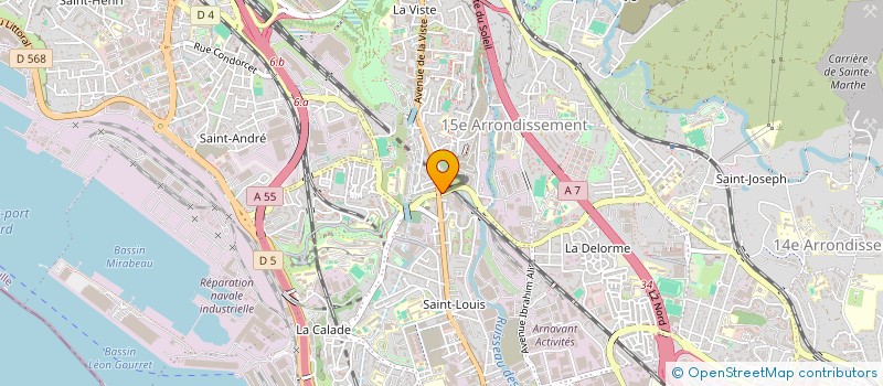 localisation de l'entreprise CONCEPT BATI ART à MARSEILLE