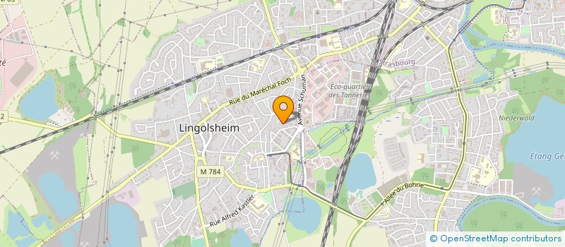 localisation de l'entreprise CONCEPT BATI FRANCE  LINGOLSHEIM