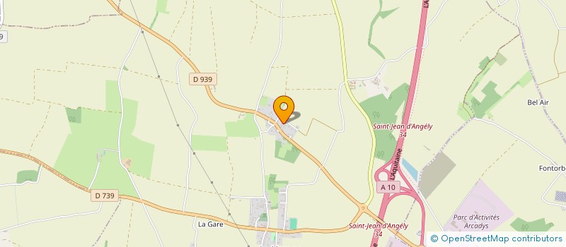 localisation de l'entreprise CONCEPT-BATIMENT  LA VERGNE