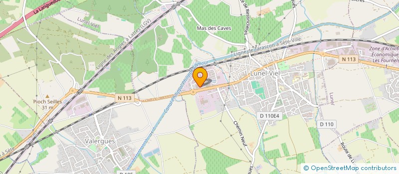 localisation de l'entreprise CONCEPT BATIMENT INDUSTRIEL  LUNEL-VIEL