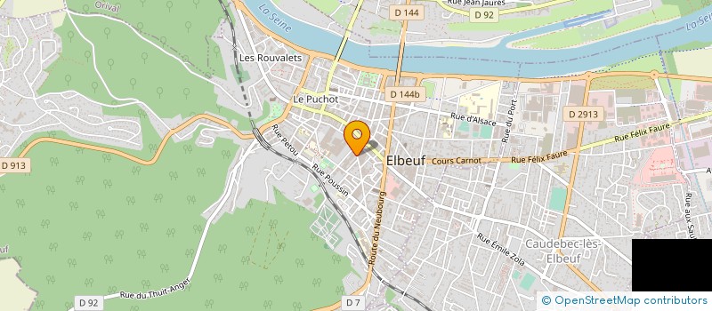 localisation de l'entreprise CONCEPT BATIMENT SARL à ELBEUF