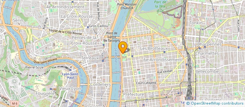 localisation de l'entreprise CONCEPT BEAUTE à LYON