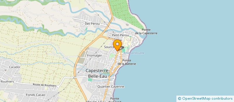 localisation de l'entreprise CONCEPT BOIS à CAPESTERRE-BELLE-EAU