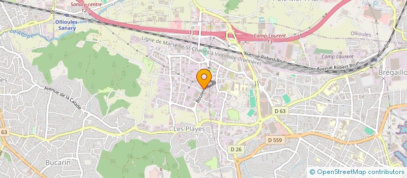 localisation de l'entreprise CONCEPT BOIS EXCELLENCE à SIX-FOURS-LES-PLAGES